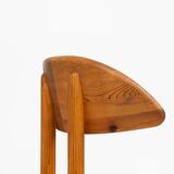 Ensemble de 4 chaises en pin par Vamdrup Stolefabrik (Danemark, années 1970).