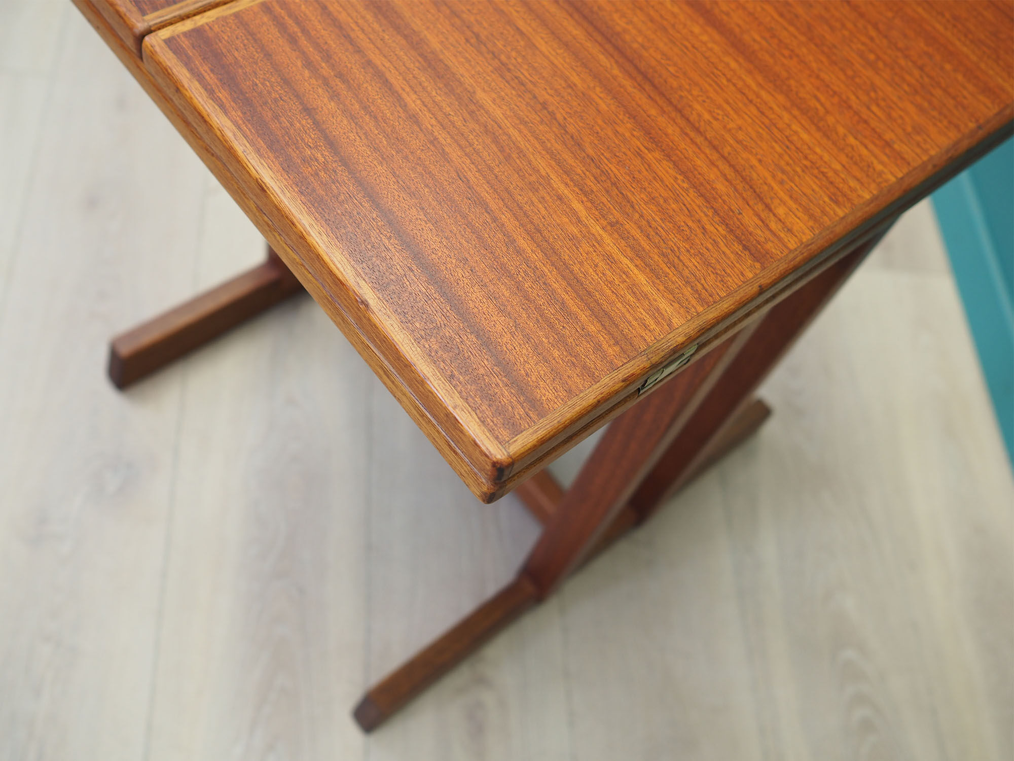 Mahogany table, Danish design, 70's, production: Denmark