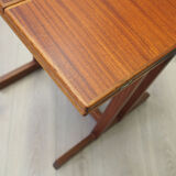 Mahogany table, Danish design, 70's, production: Denmark