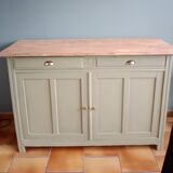 Parisian art deco khaki sideboard