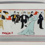 Porcelain cake dish Maxim's Paris