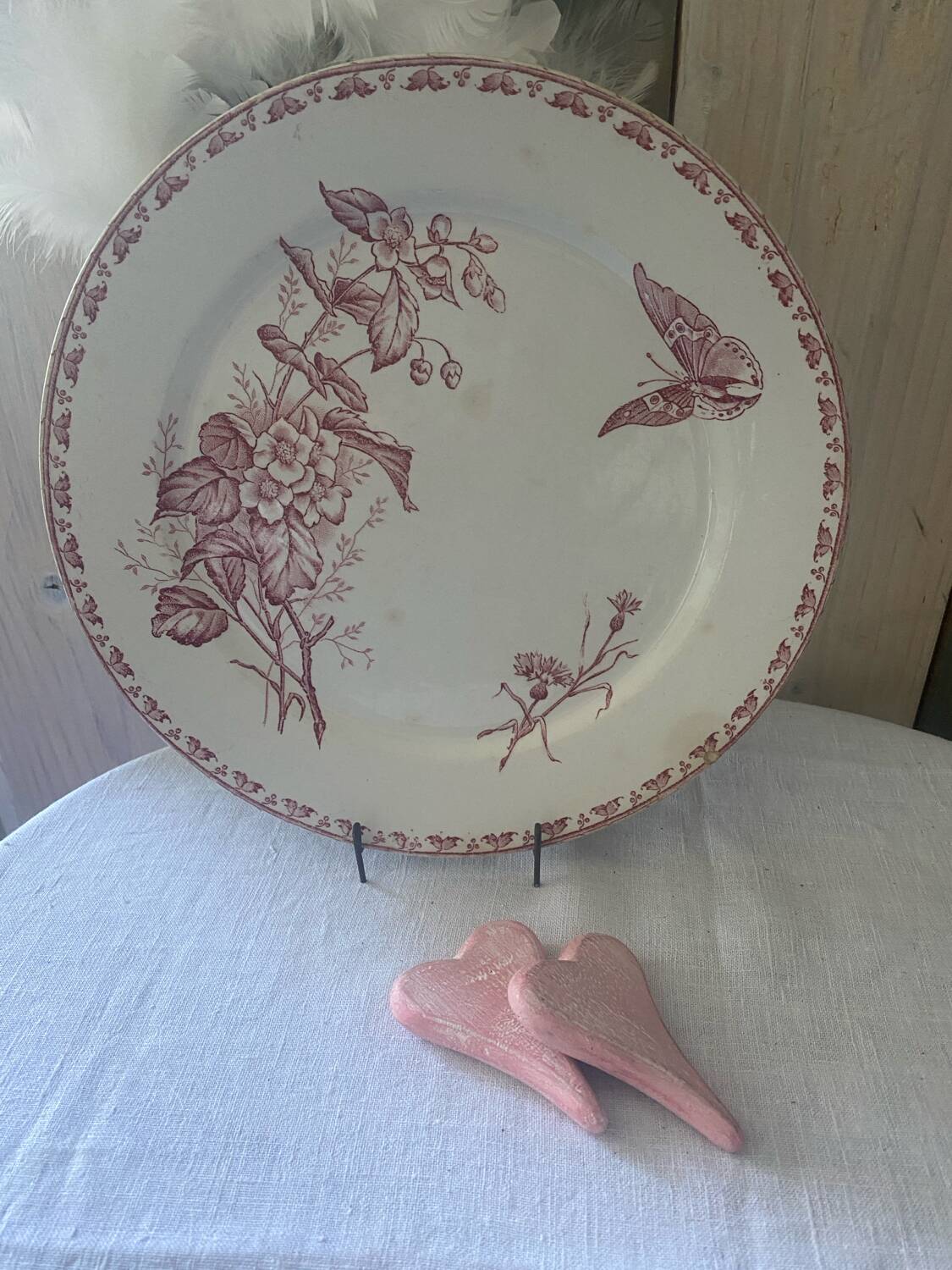 Carmen model flat plate stamped Sarreguemines