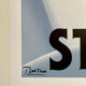 Original poster St Moritz by Razzia - Large Format - Signed by the artist - On linen