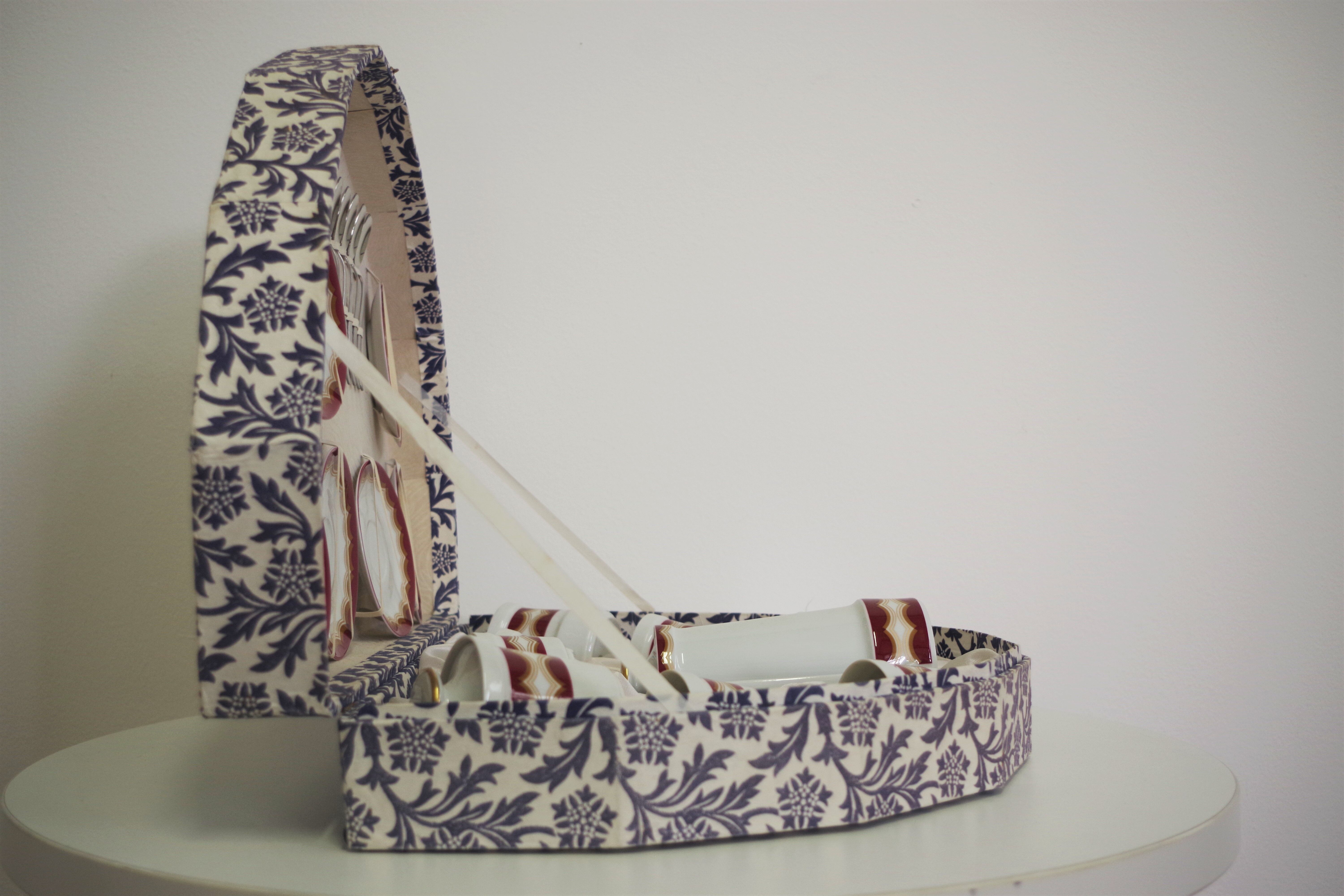 Vintage schirnding coffee service in porcelain, germany, 1970s, set of 21