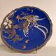 Cobalt background dragon plate Rosenthal Chippendale signed