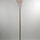 Lampadaire en laiton et verre de Murano rose par La Murrina
