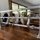 Wall-mounted coat rack aluminium — Industrial railway style — Vintage