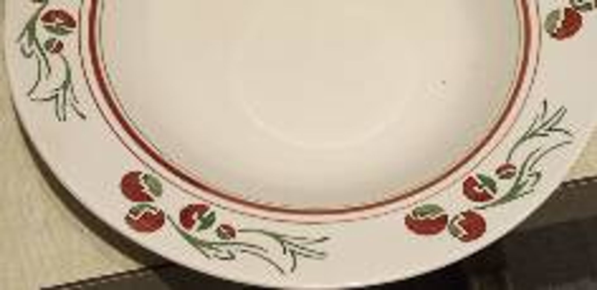6 small Villeroy & Boch art-deco plates