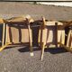 Lot of 4 luterma wood bistrot chairs years 50/60