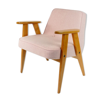 Fauteuil rose des années 60
