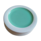 8 assiettes en faïence de Salins, vert menthe et jaune pâle vintage années 60 / vaisselle vintage été