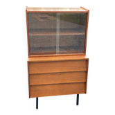 Vintage 1950s display cabinet