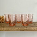 5 vintage Rosaline glasses