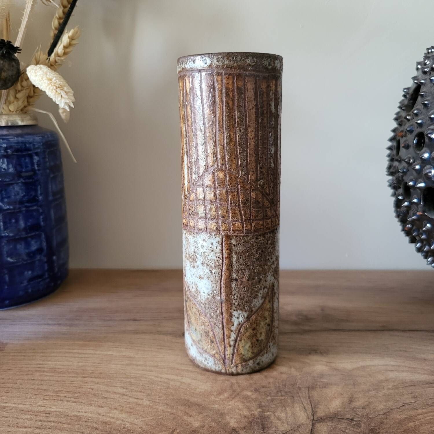 Ceramic vase Alexandre Kostanda Vallauris Mid 20th century / Decor Flo