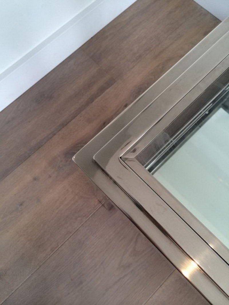 Chrome coffee table