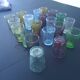 20 verres biot en verre souffle