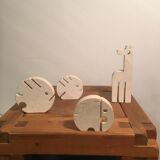 Fratelli Mannelli giraffe paperweight in travertine