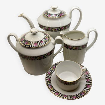 Service à thé en porcelaine de Limoges France