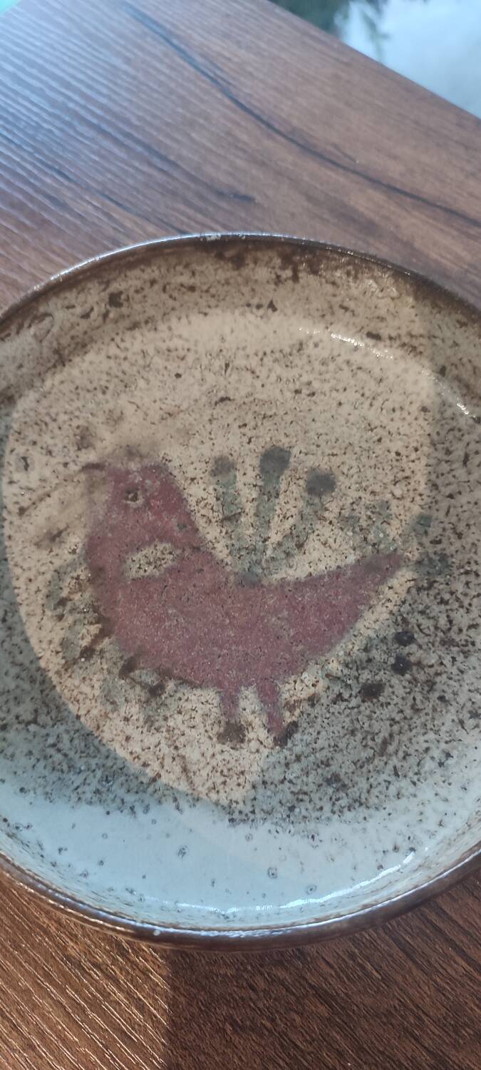 Ceramic bowl Gustave Reynaud workshop Le Mûrier Vallauris