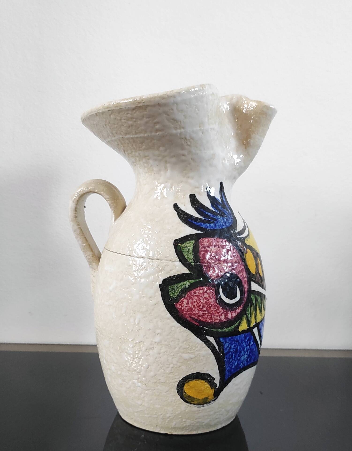 Vintage Vallauris ceramic jug