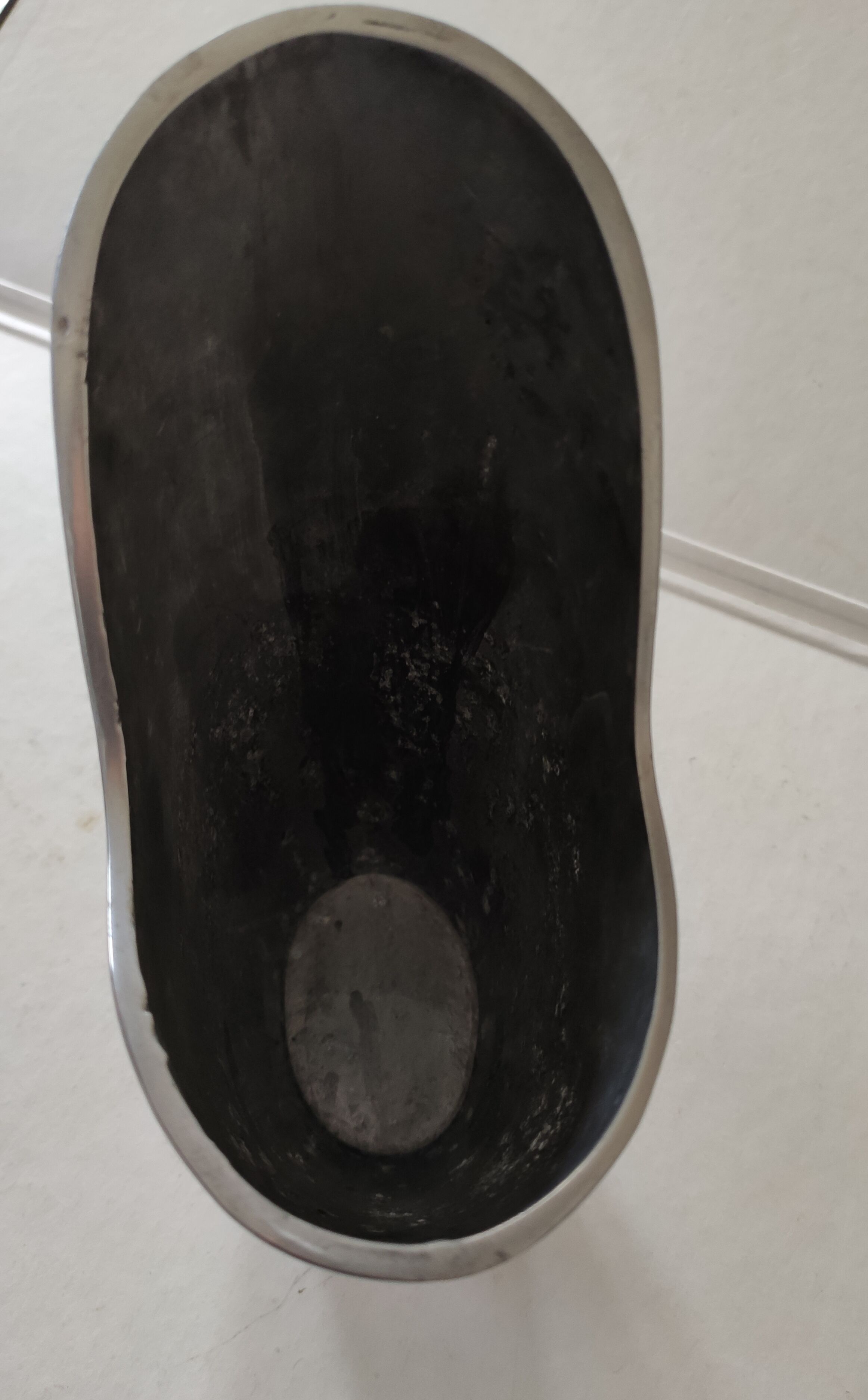 Vase Eva Efverlund aluminium fountain 80's