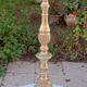 Large gilded bronze candlestick from the 19th century, height 67.5 cm.