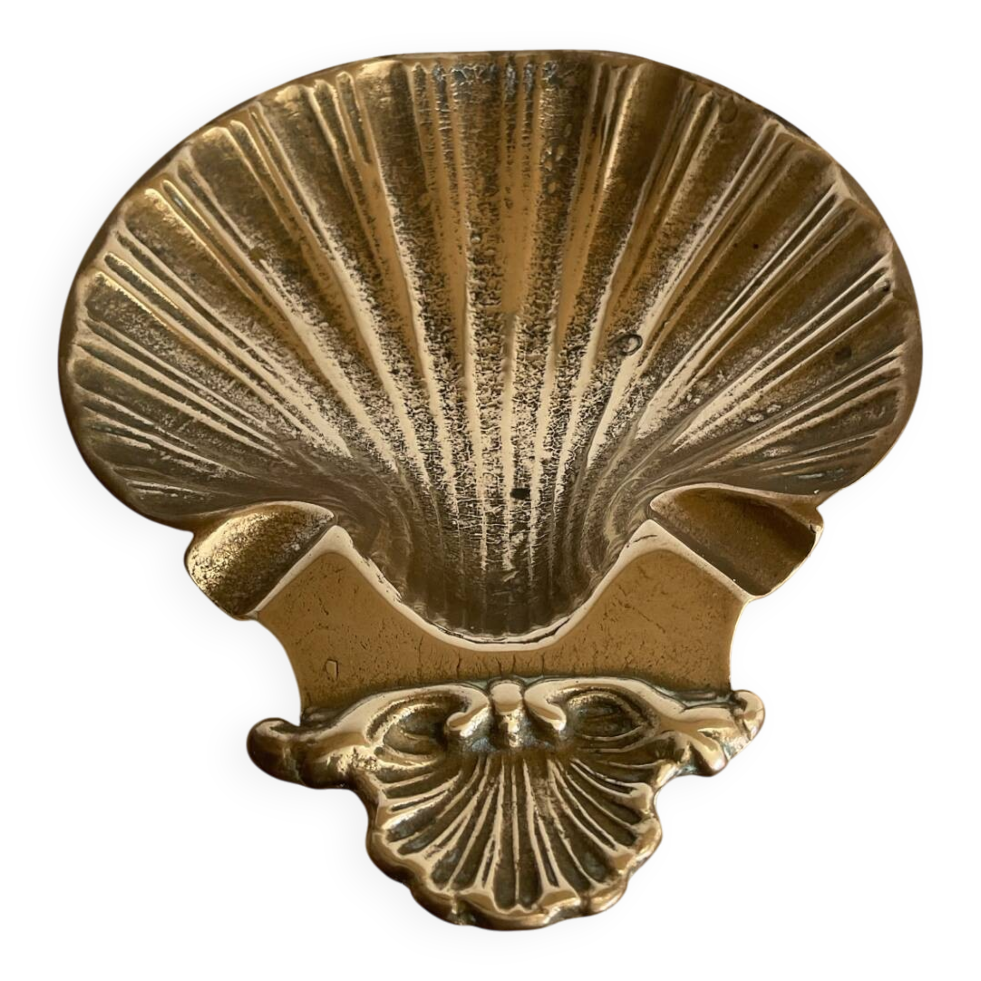 Vintage bronze shell emptier