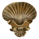 Vintage bronze shell emptier