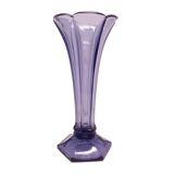 Art Deco vase Val Saint Lambert lilac