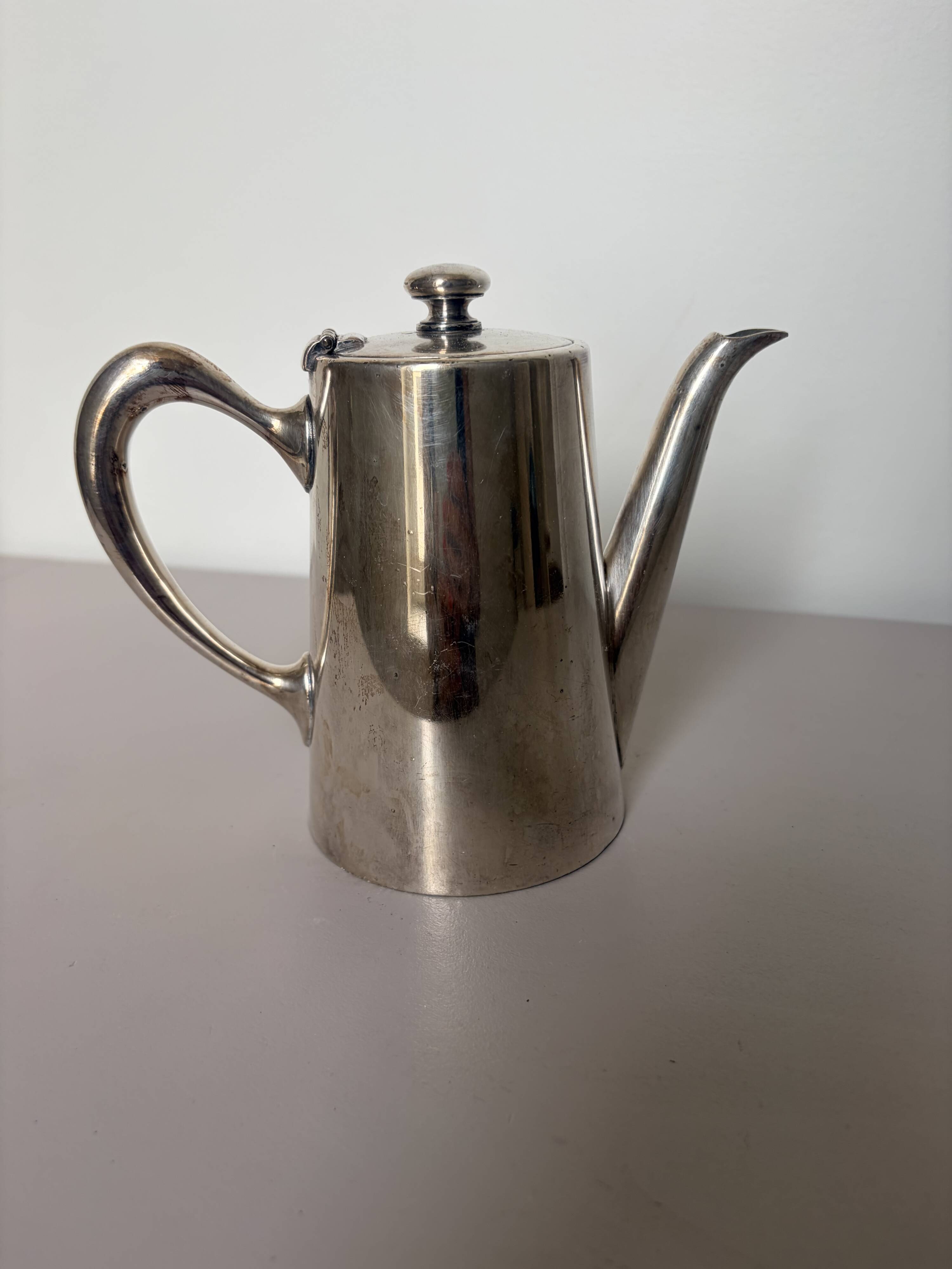 verseuse en métal argenté christofle vintage 240538