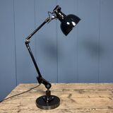 Rademacher black table lamp with enamel shade