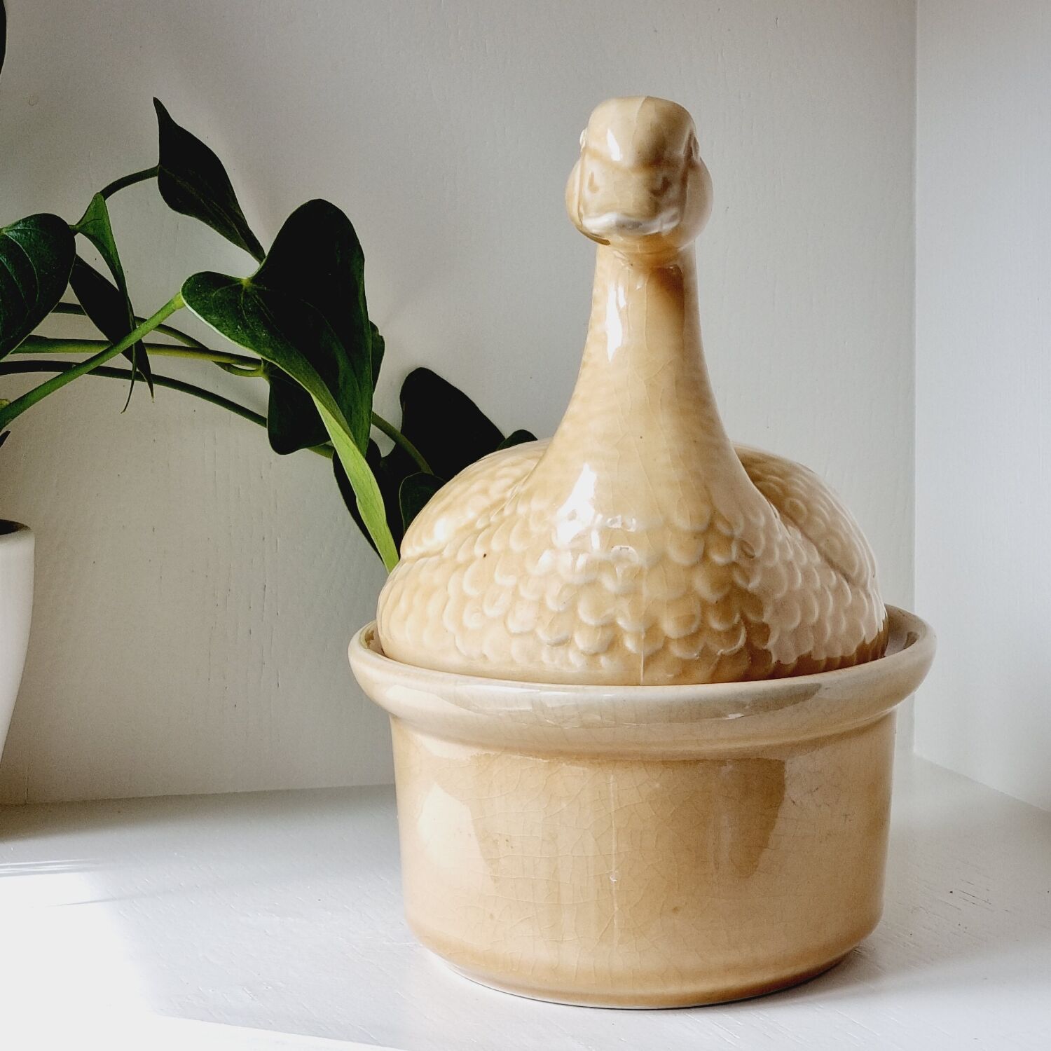 Ceramic duck terrine