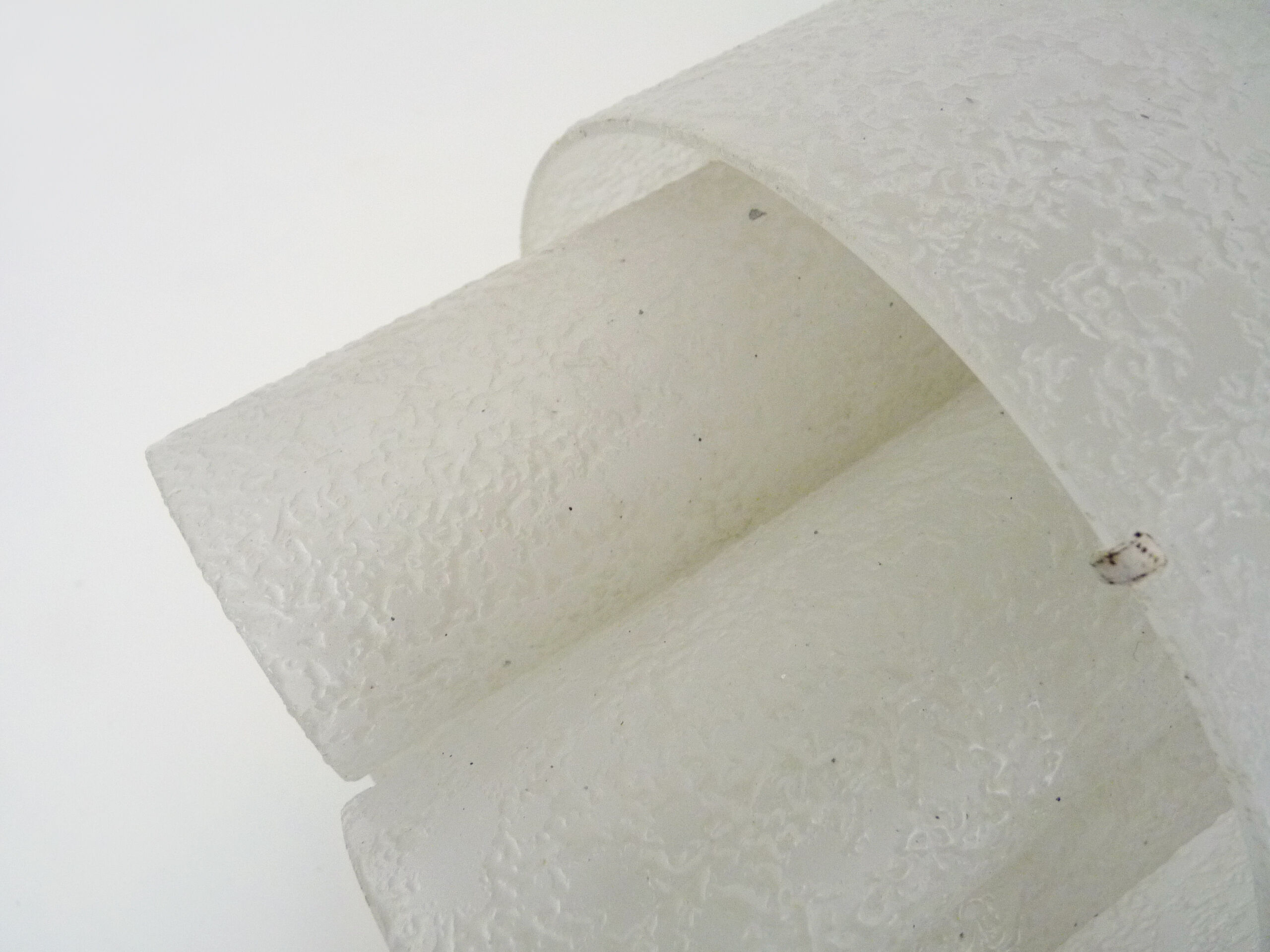 Murano glass tube chandelier by Doria Leuchten. Year 60