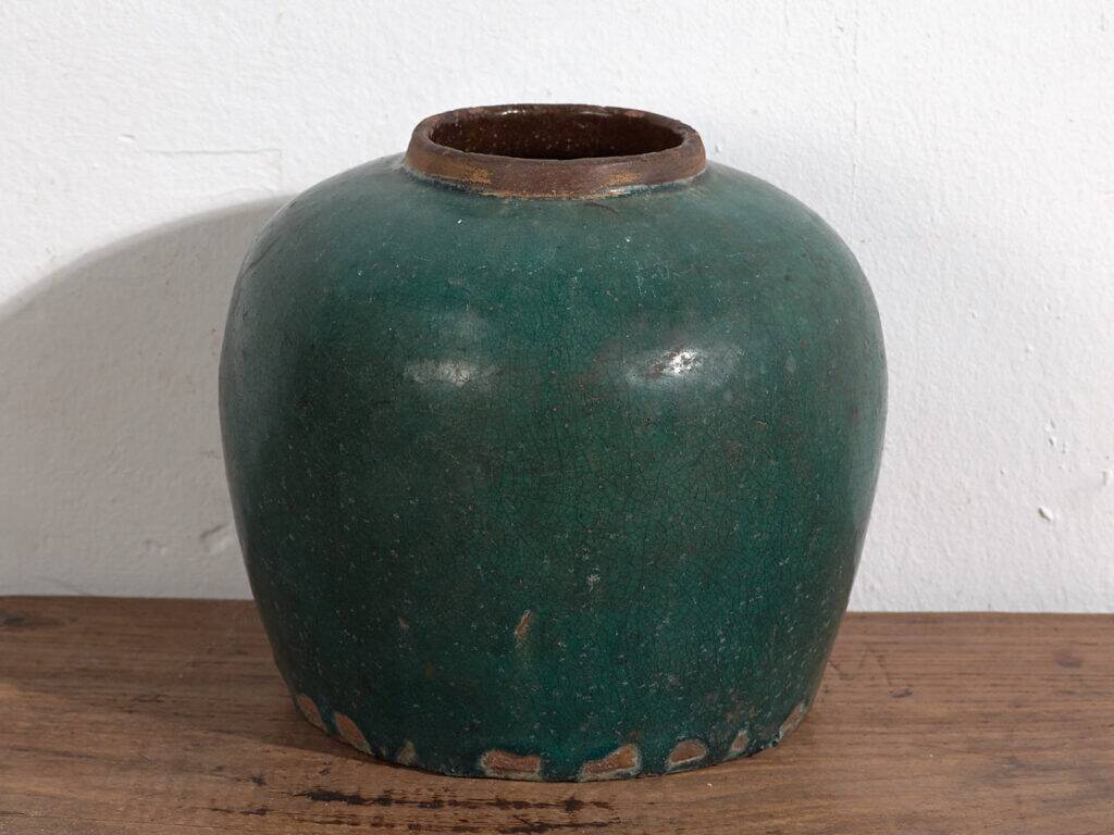Antique glazed ceramic vase (circa 1820) #14