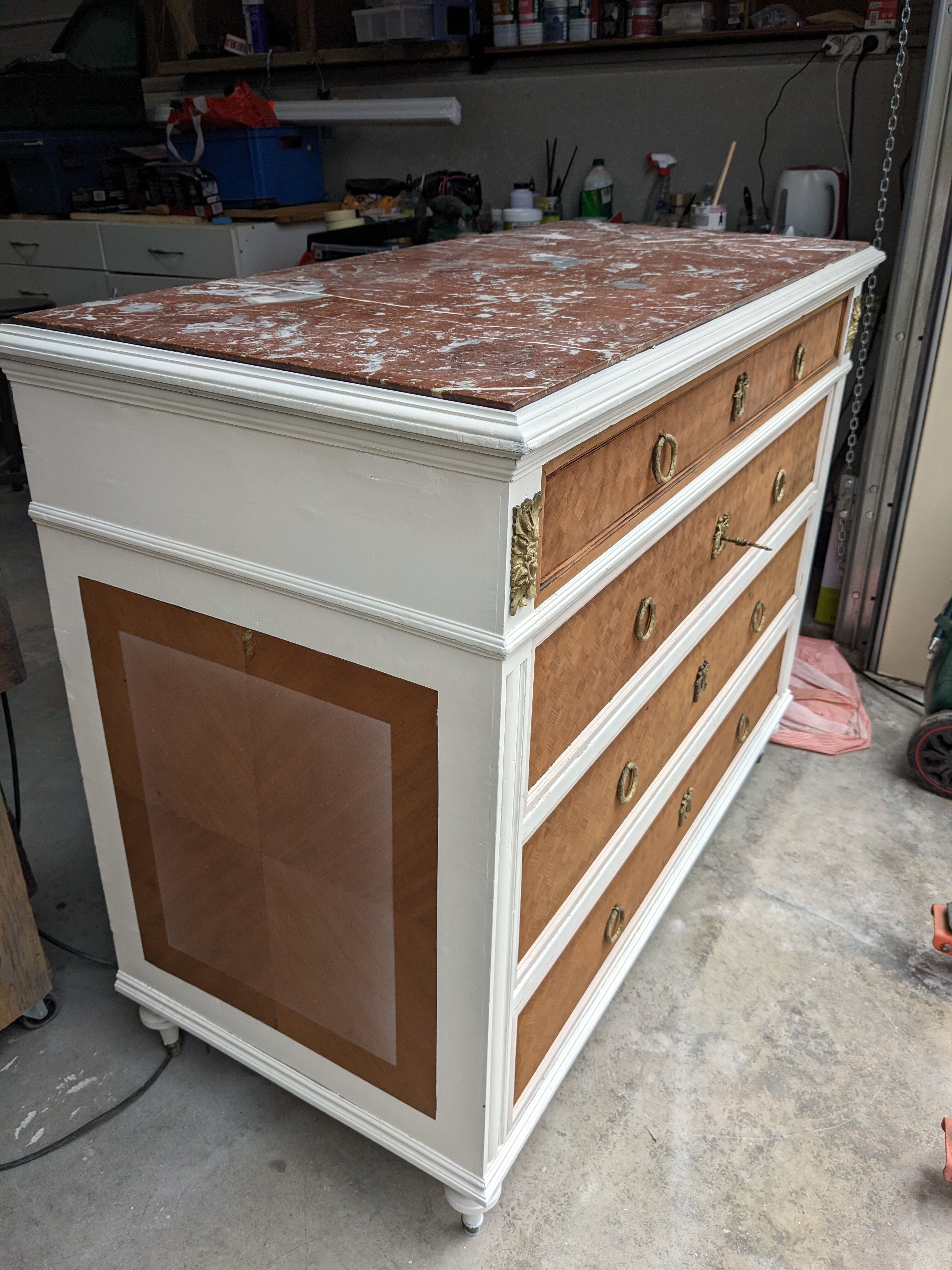 Commode de toilette second empire