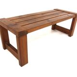 Scandinavian pine bench, Sweden, 1970