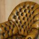 Vintage Leather Chesterfield Director's Armchair