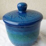POt couvert bleu