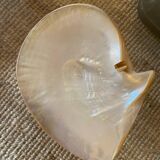 Pearly and brass ashtray