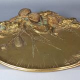 A. Marionnet Art Nouveau centerpiece gilt bronze, signed 41x30 cm C