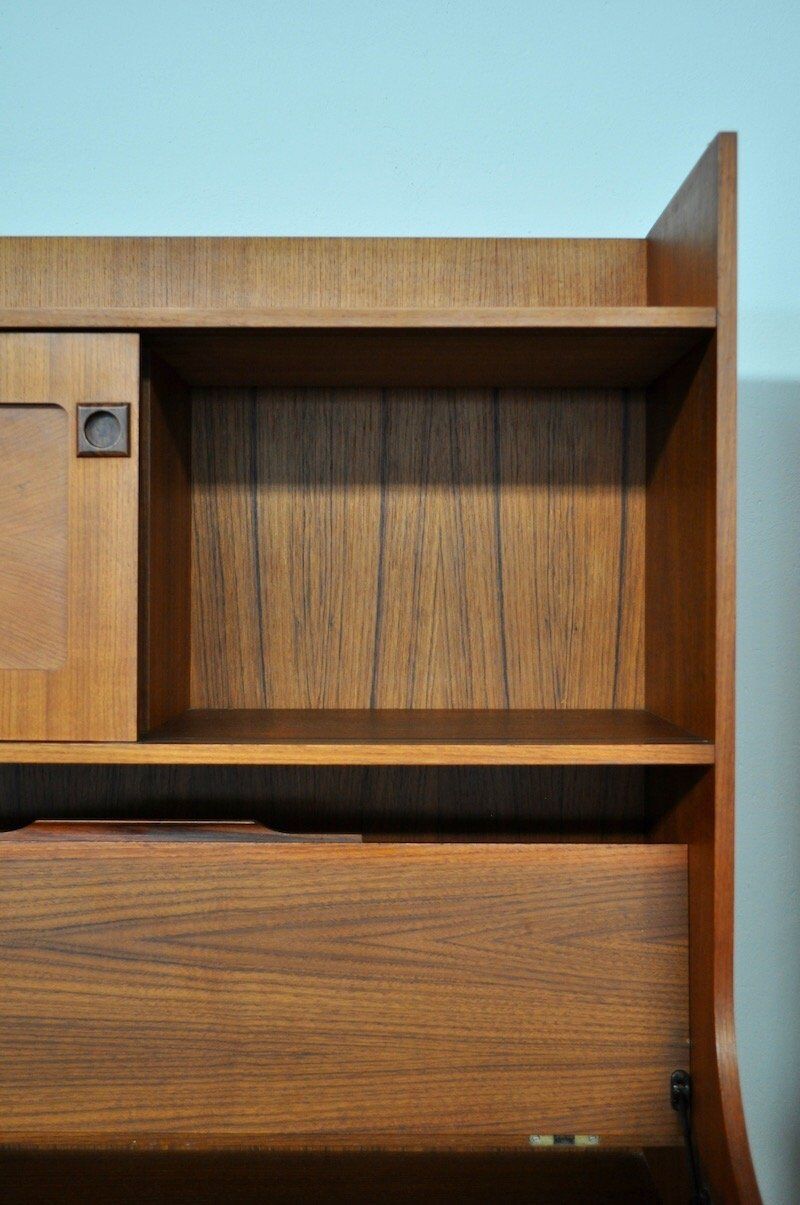 Mid-Century Italian Rosewood Cabinets, 1960s, Set of 2