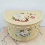 Half moon chest painted wooden