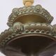 Antique bronze and alabaster 6-light chandelier, 1910