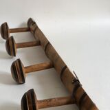 Hook 4 mushrooms, coat rack