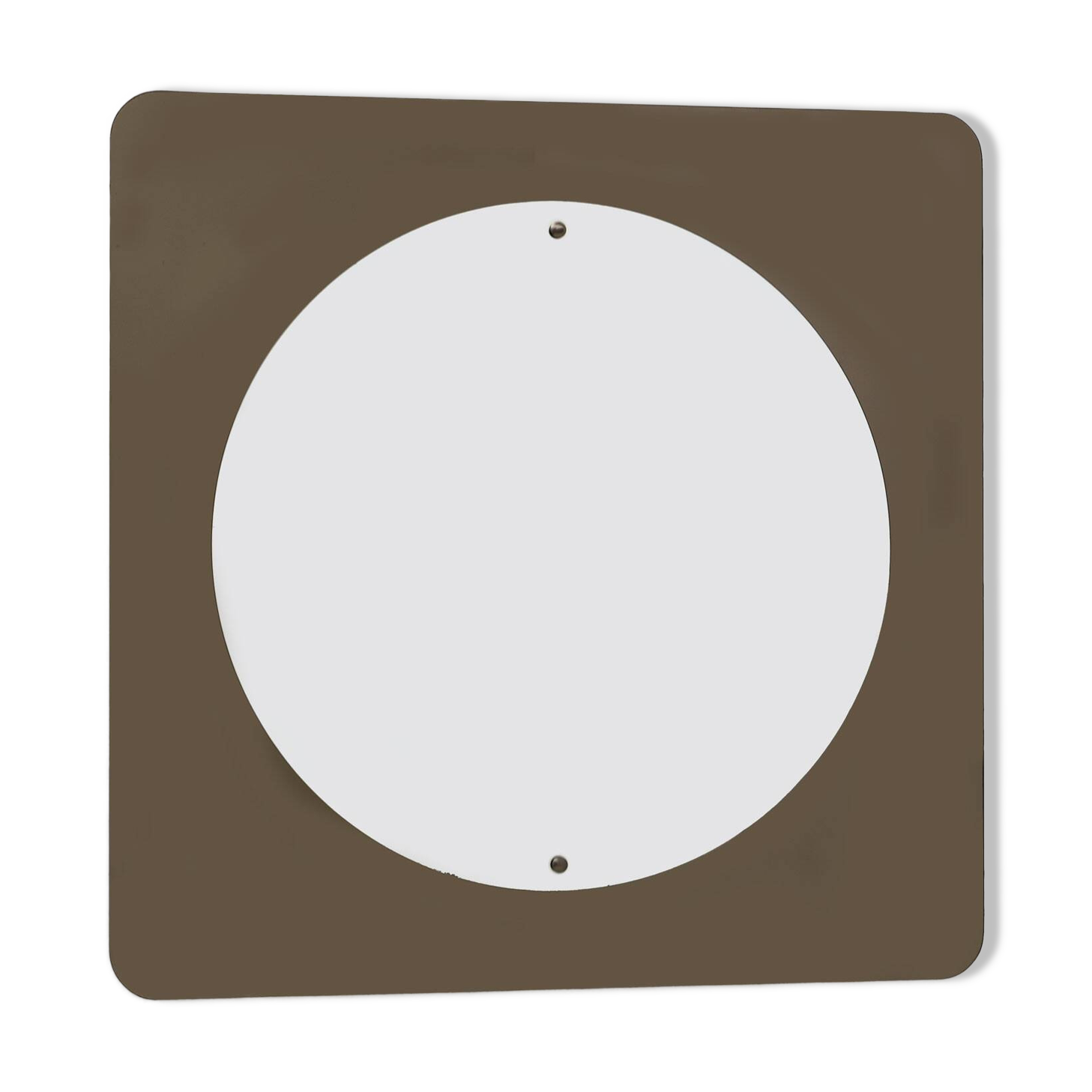 Grand miroir italien moderne en bronze fumé, années 1970