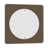 Grand miroir italien moderne en bronze fumé, années 1970