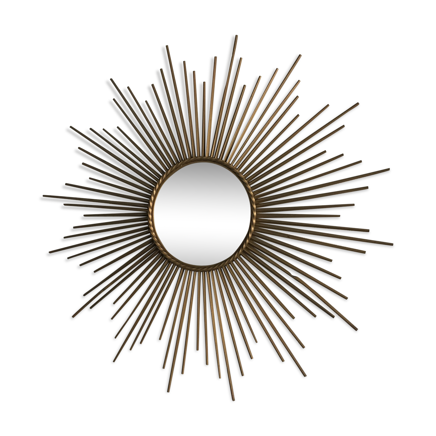 XXL mirror sun witch Chaty Vallauris 85 cm vintage deco design