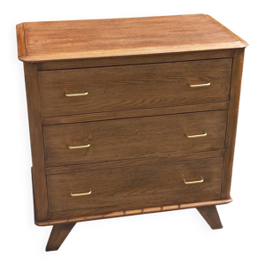 Commode vintage en chêne - compas