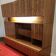 Living room sideboard in Rio rosewood, circa 1960