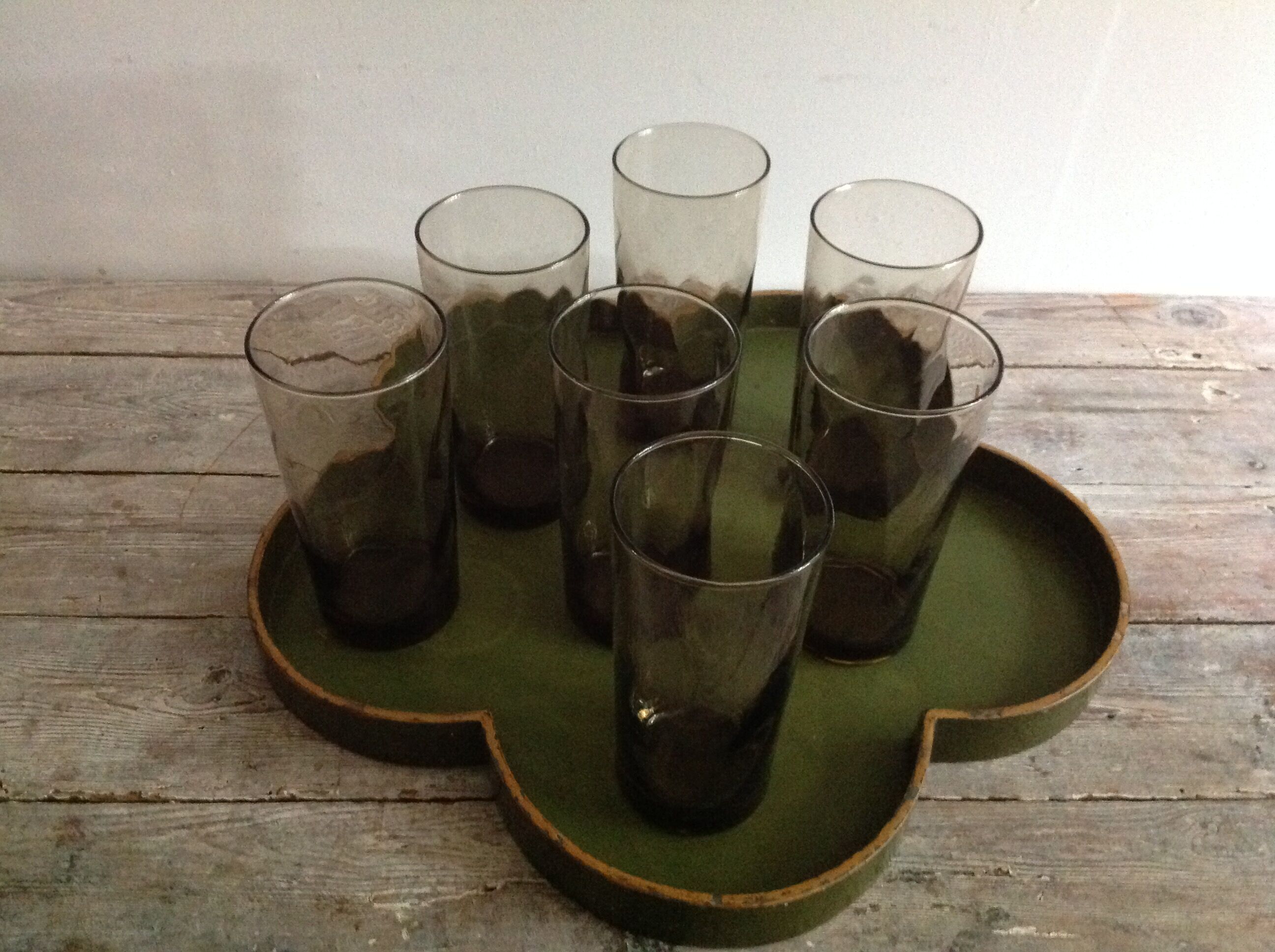 Series of 7 glasses